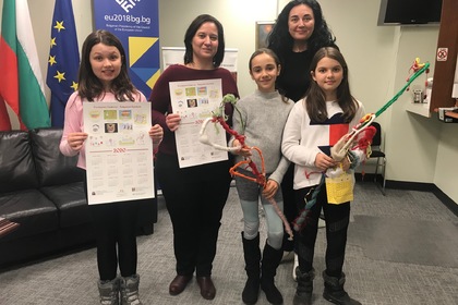 Тhe Consulate General of the Republic of Bulgaria in Toronto was visited by a group of Survakari from the Bulgarian Language and Literature School "Rodna stryaha"